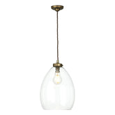 David Hunt Lighting Yeovil Pendant In Aged Brass